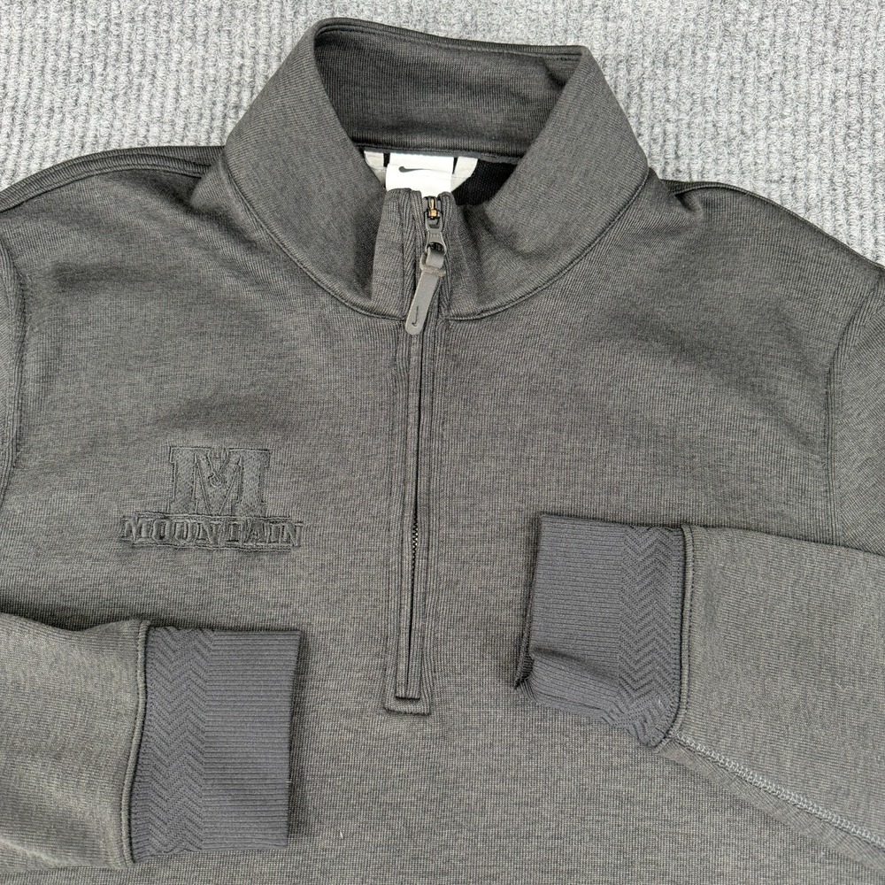 Nike Men's Dri-FIT Corporate 1/2-Zip Pullover Black Large Logo